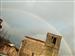 Iglesia con Arco Iris al FonDo.