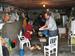 Terminando matanza en casa de Juan Benito. Señora Amadora, El viti, SU mujer Elena, Juan Mari (ejemm