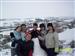 Chavales de Albares jugando con la nieve