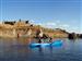 Rio Esla y Castillo de Castrotorafe( municipio de San Cebrian de Castro)(Zamora)