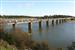 Puente de la Estrella lleno entre Montamarta y Pozuelo